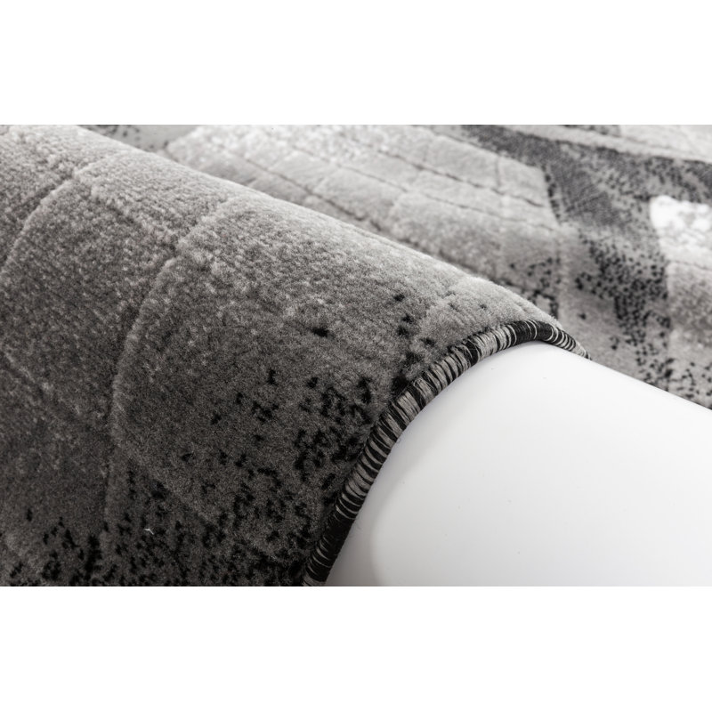 Ebern Designs Kimbrel Performance Gray/Cream Rug & Reviews Wayfair